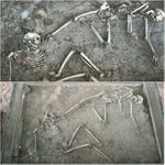 اسکلت زوجی که به گفته محلی‌ها عاشق هم بودند و 800 سال پیش در اثر زلزله در محله‌ی شادیاخ نیشابور زیر آوار مدفون شدند و با هم به آغوش مرگ رفتند.

این دو اسکلت در موزه شادیاخ نگهداری می‌شوند.