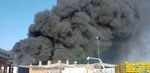 آتش سوزی در انبار پالت شرکت بهنوش (فیلم)