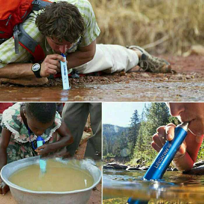 کمپانی LifeStraw فیلترهای آبی تولید کرده است که ب