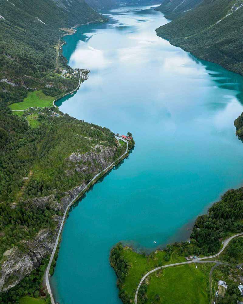 دریاچه لواتنت Lovatnet، نروژ دریاچه_لواتنت نروژ 