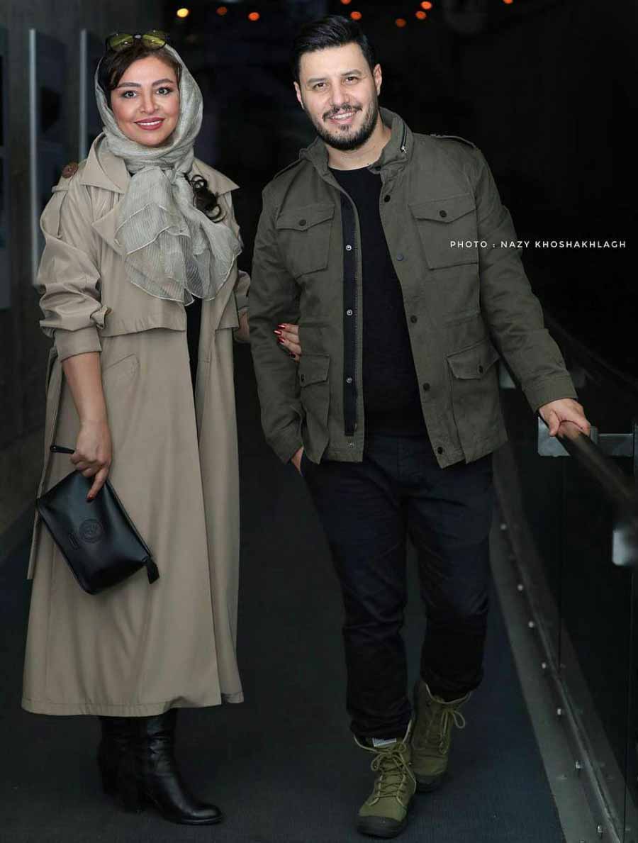 جواد_عزتی و همسرش مه_لقا_باقری در جشنواره فیلم فج