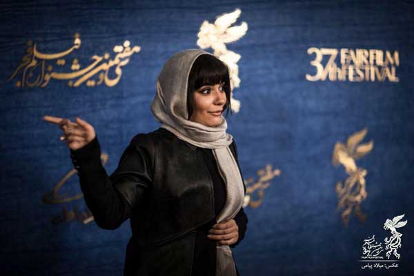 لیندا کیانی در سینما رسانه پردیس ملت جشنواره فجر 