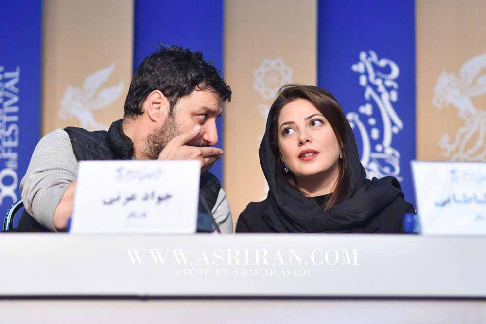 طناز طباطبایی و جواد عزتی در جشنواره فیلم فجر عکس