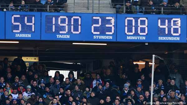 ساعت مقدس استادیوم هامبورگ برای اولین بار بعد از5