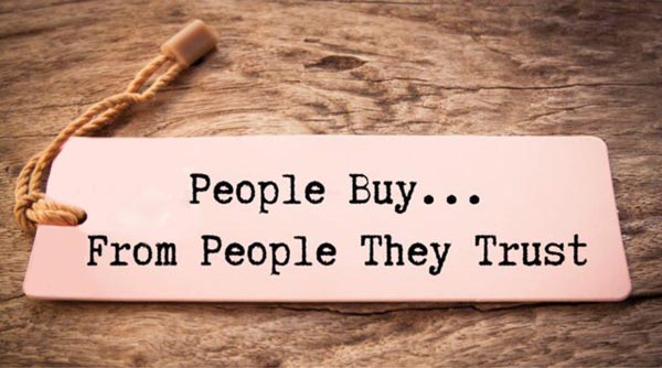 مردم از کسی که به آن اعتماد داشته باشند، خرید می 