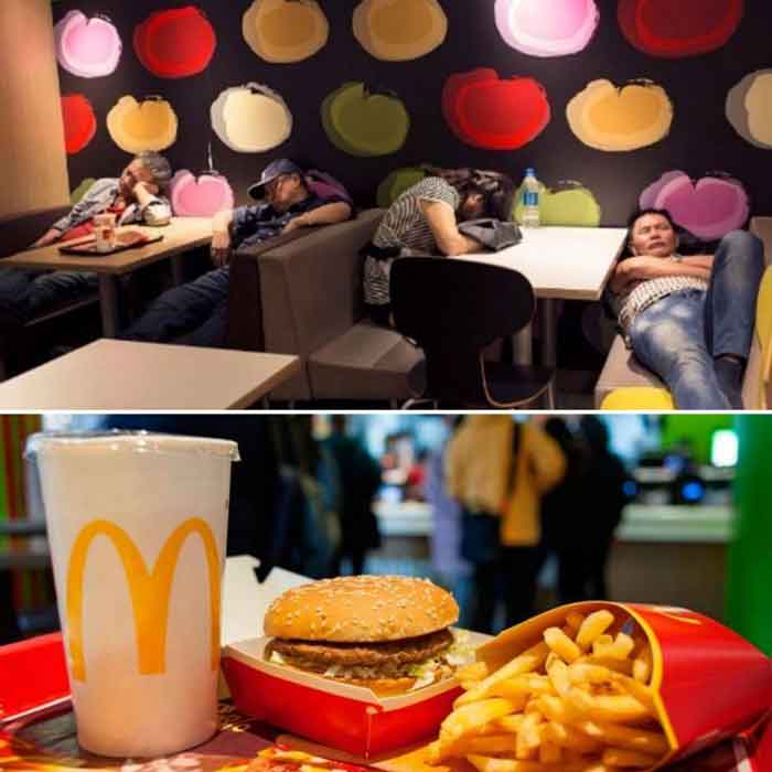 فروشگاه های McDonald در هنگ کنگ اجازه ندارند مردم