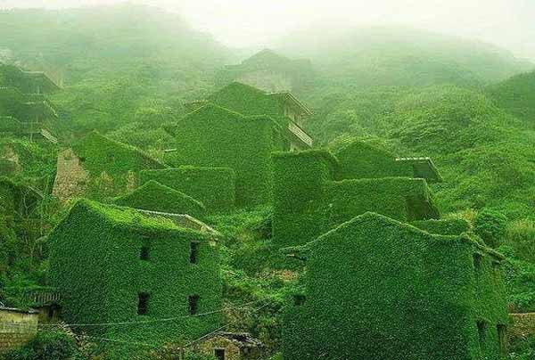 یک روستای متروکه در چین بعد از ترک توسط صاحبانش ی