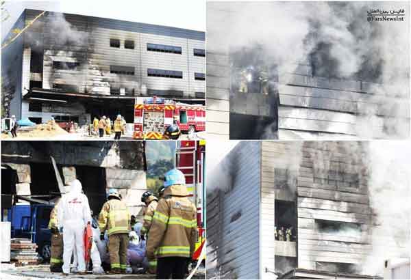 38 کشته بر اثر آتش‌سوزی در یک ساختمان نیمه‌کاره د
