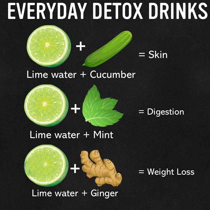 با این نوشیدنی ها بدنتان را سم زدایی کنید آب لیمو