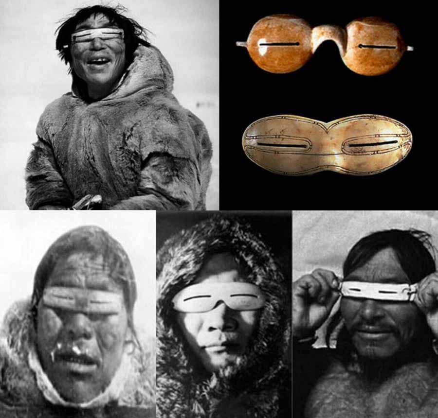 اولین عینک آفتابی، 2000 سال پیش توسط اسکیموهای شک