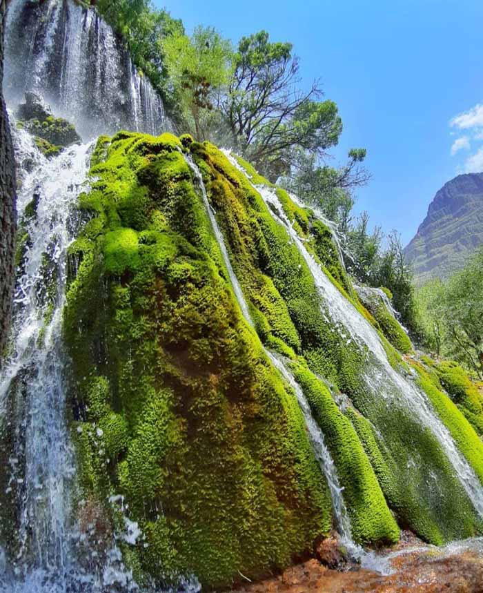 ایران زیبا استان لرستان شهرستان دورود آبشار سزار 