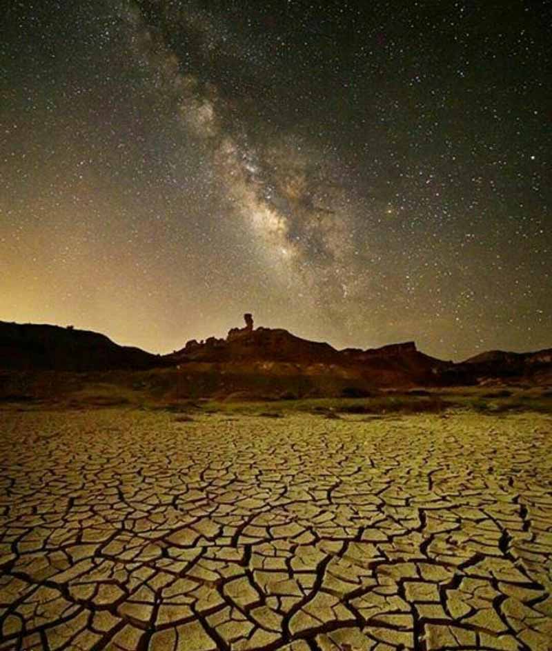 آسمان زیبای شب، جاشک، بوشهر