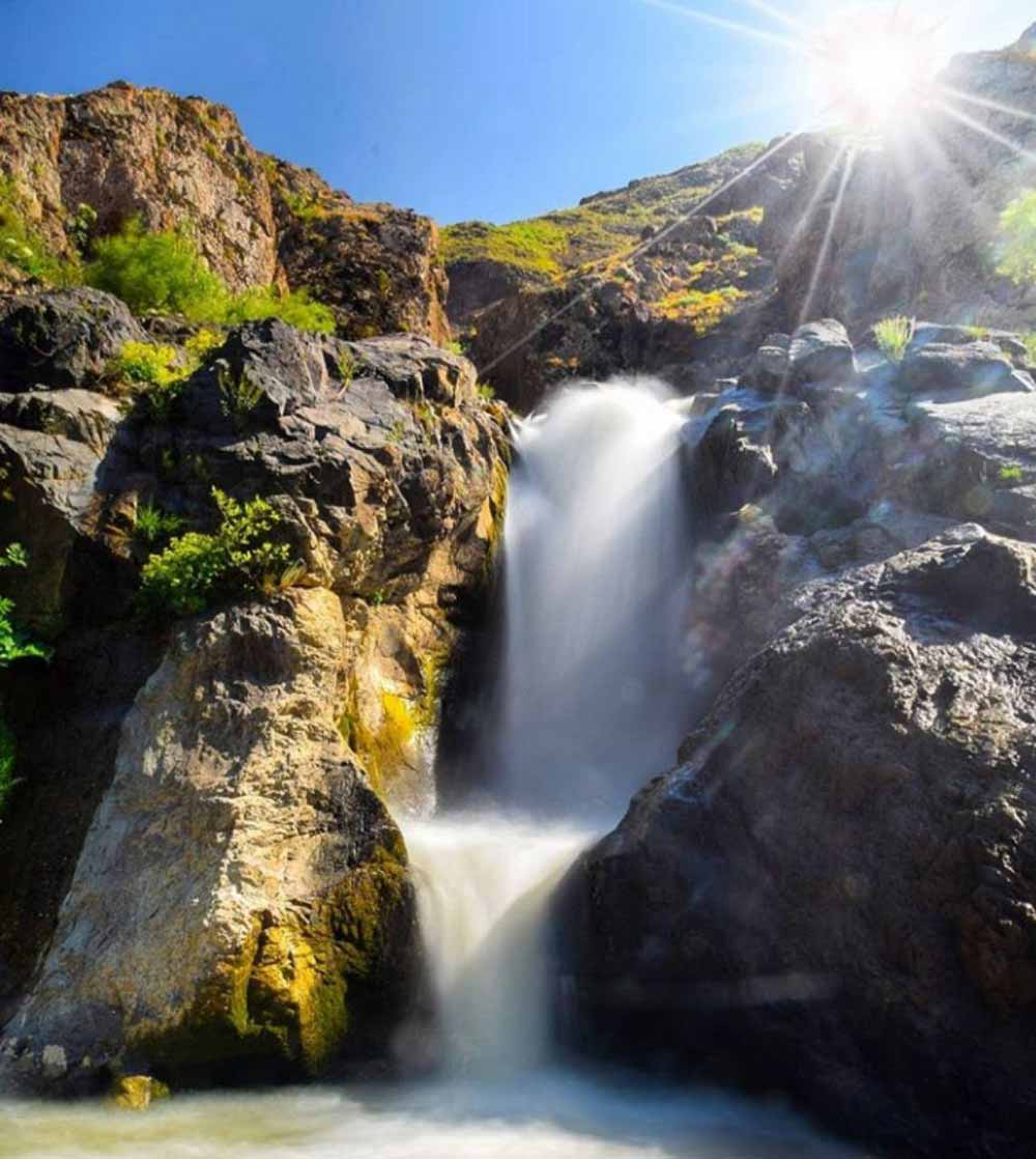 گردشگری  مازندان  رامسر اشکور آبشار میج آبشار_میج