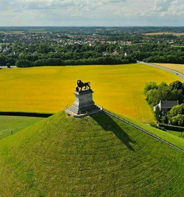 تپه شیر Lion’s Mound، واترلوی ناپلئون، بلژیک واتر