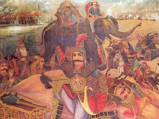 پادشاهی کی‌کاووس و رفتن او به مازندران - چو زال سپهبد ز پهلو برفت - بخش 109