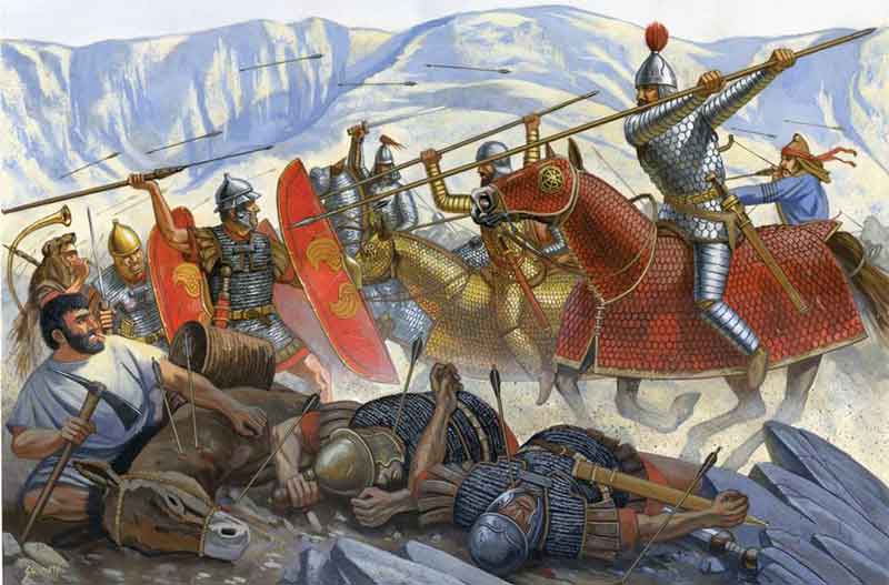 پادشاهی اشکانیان - وزان جایگه شد سوی جنگ کرم - بخش 383