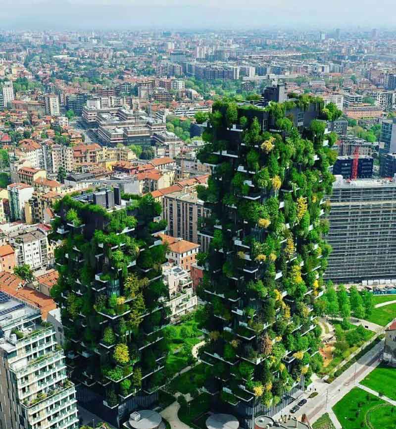 بوسکو ورتیکال Bosco Verticale یا جنگل عمودی در شه