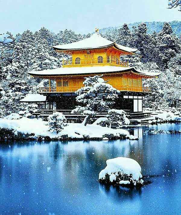 برف زمستانی، کوبه، ژاپن