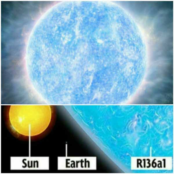 ستاره R136a1 درخشان ترین ستاره کشف شده در عالم اس