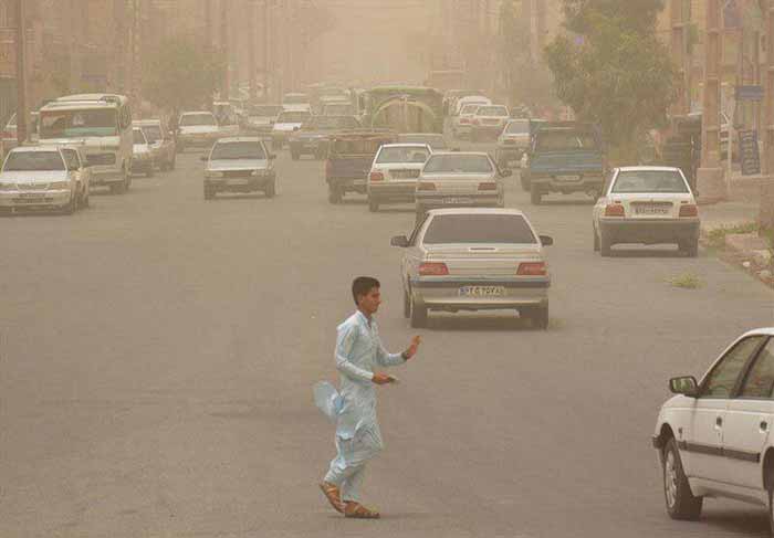 سرعت وزش باد در زابل به ۷۶ کیلومتر بر ساعت رسید  