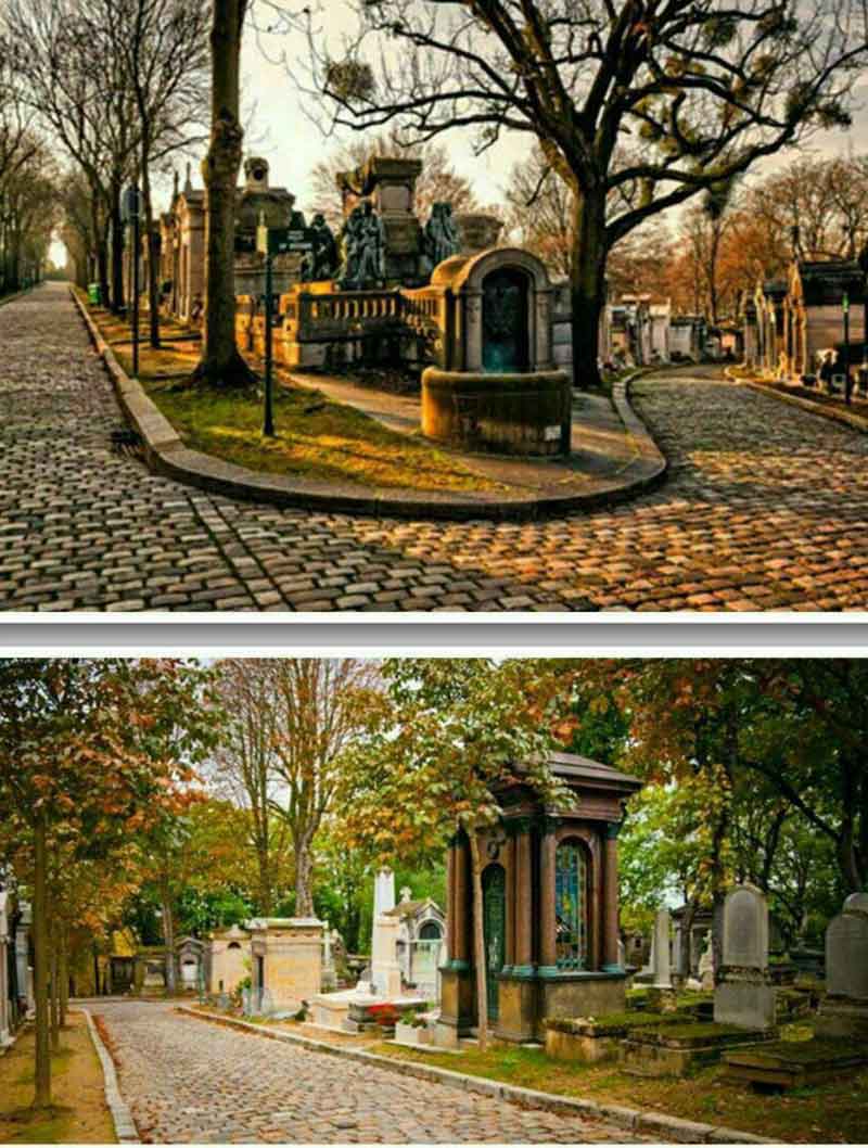 قبرستان Père Lachaise پاریس زیباترین و پر بازدیدت