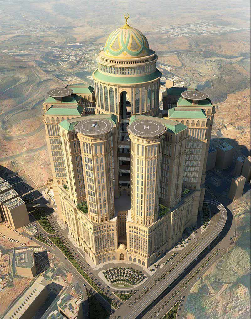بزرگ‌ترین هتل جهان در شهر مکه افتتاح می شود نمای 