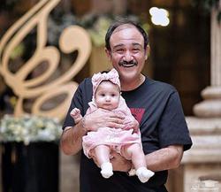 جدیدترین عکس مهران غفوریان و دخترش هانا + عکس