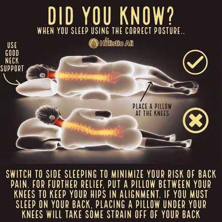 به پهلو بخوابید تا خطر کمر دردتان را کاهش دهید بر