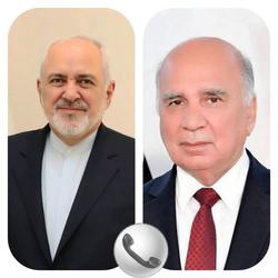 گفت‌وگوی تلفنی وزرای خارجه ایران و عراق