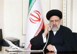 تماس تلفنی آیت الله رئیسی با خانواده شهید محمد مح