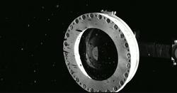 نمونه‌های جمع‌آوری شده از سیارک "بنو" در حال رها 