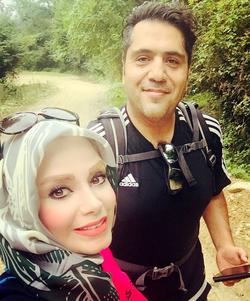 صبا راد در آغوش همسرش رسماً کشف حجاب کرد+عکس