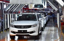 ایران‌ خودرو بالاترین سهم تولید خودرو در کشور ، ب