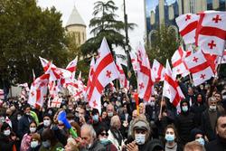 اعتراضات پساانتخاباتی به گرجستان رسید