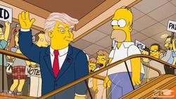 پیش بینی انتخابات آمریکا توسط کارتون سیمپسون ها+و