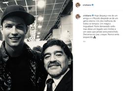 واکنش کریس رونالدو به درگذشت مارادونا