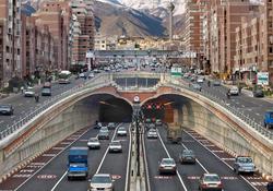 تصادف زنجیره‌ای در تونل توحید تهران