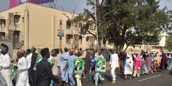 تجمع اعتراضی هواداران شیخ زکزاکی در پایتخت نیجریه