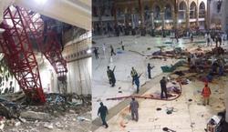 عربستان: حادثه سقوط جرثقیل در مکه بلای آسمانی بود