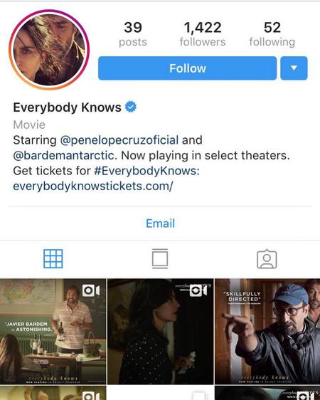 Everybody Knows Instagram account