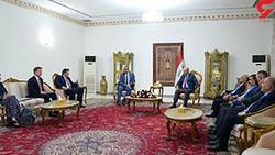 رئیس جمهوری عراق برای کاهش تنش‌ها در منطقه درخواس