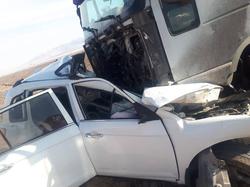 2 کشته در تصادف لیفان - تریلر در یزد  (+عکس)