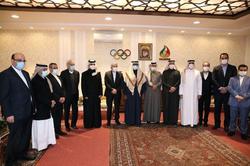 دیدار هیات ورزشی قطر با مسئولان ایران/ دبیر کل ال