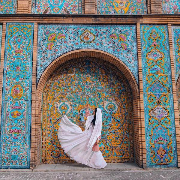 هنر زیبای کاشی کاری در دوره قاجار در کاخ گلستان 😍
