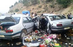 تصادف پژو در مهریز یزد؛ یک کشته و 8 مصدوم