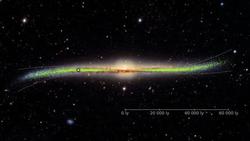 شناسایی یک گاز مرموز در نزدیکی مرکز کهکشان راه شی