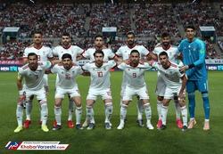 صعود ۳ پله‌ای فوتبال ایران در تازه‌ترین رده‌بندی 