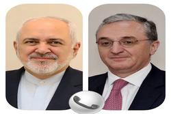 ظریف و وزیر امور خارجه ارمنستان درباره روابط دو ک