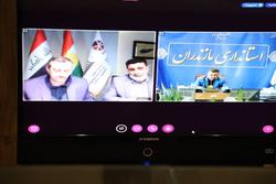 استانداران مازندران و سلیمانیه عراق نشست ویدیوکنف