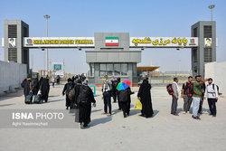 اوضاع مرزهای عراق در آستانه اربعین/ زائران شلمچه 
